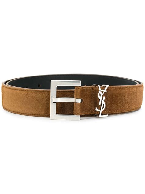 yves saint laurent men belt|saint laurent monogram suede belt.